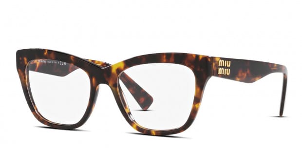 Miu miu tortoise eyeglasses top