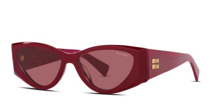 Miu Miu MU06YS Universal Fit Multicolor , Purple , Red glasses - Multicolor / Purple / Red - Angle View