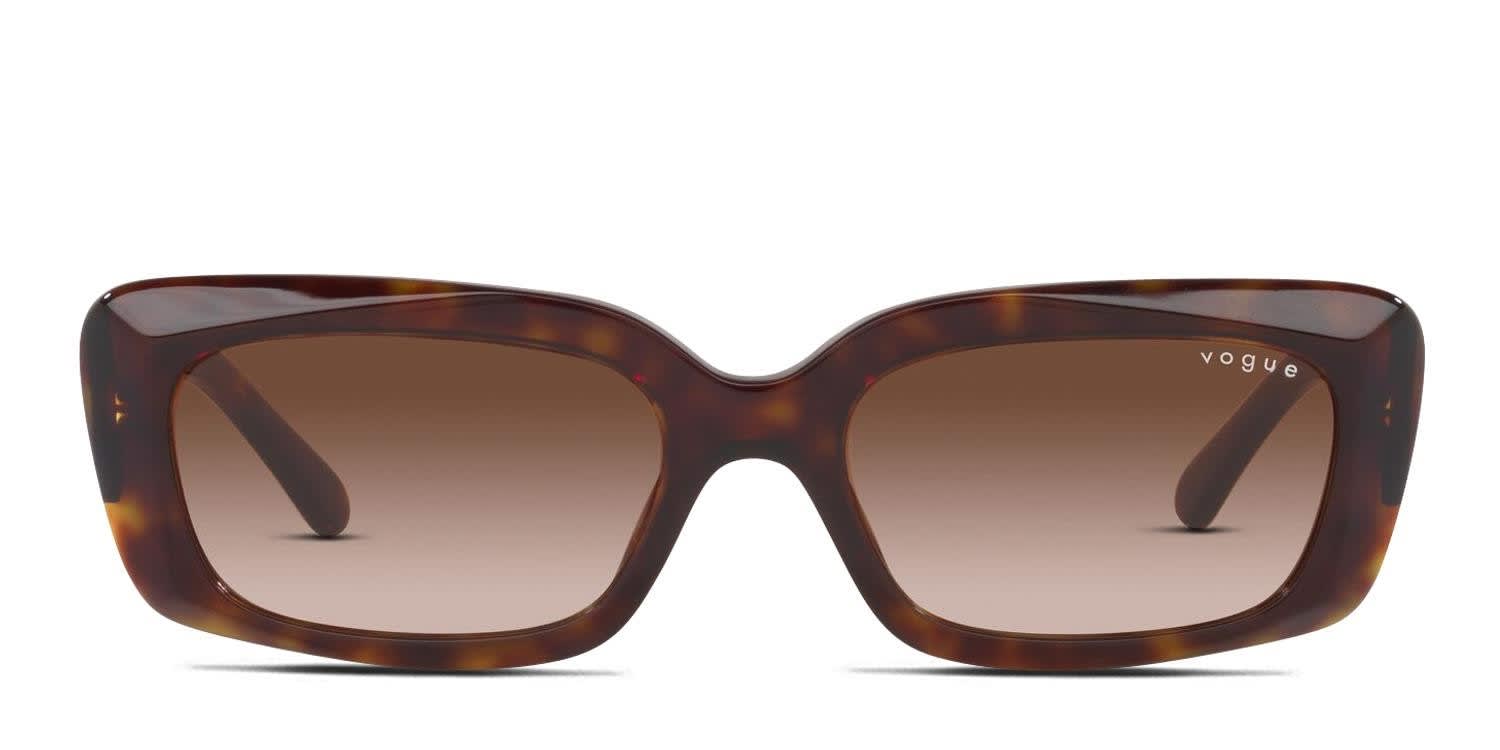Hailey x Vogue VO5440S Brown, Tortoise glasses - Brown / Tortoise - Frontal View