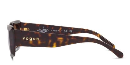 Hailey x Vogue VO5440S Brown, Tortoise glasses - Brown / Tortoise - Side View