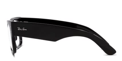 Ray-Ban RX0840V Mega Wayfarer Black glasses - Black - Side View