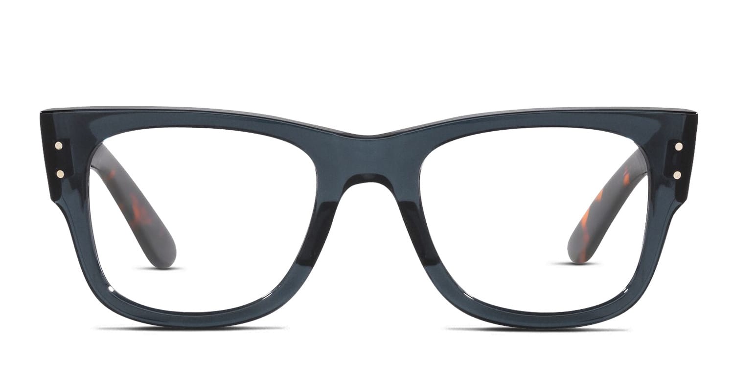 Ray-Ban RX0840V Mega Wayfarer Blue , Clear Eyeglasses | Includes