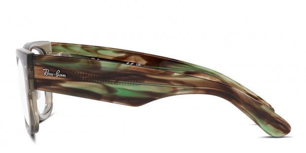 Ray Ban RX0840V Mega Wayfarer Clear Green Eyeglasses Includes