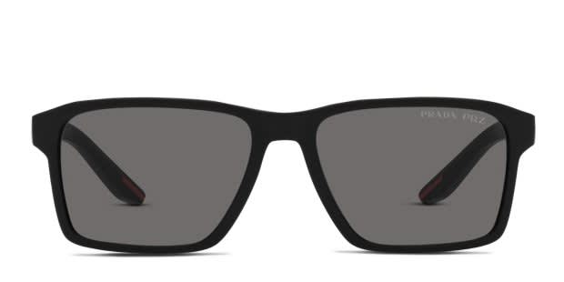 Prada prescription sunglasses Prada PR17WS Symbole Shiny Black Prescription Sunglasses  main image 3