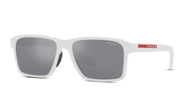 Prada PS05YS White Prescription Sunglasses display picture 2