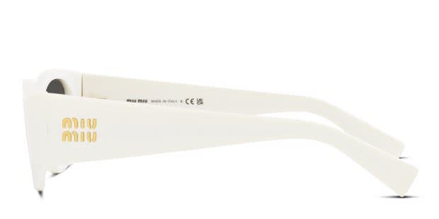 Miu Miu MU06YS Universal Fit Gray , White Prescription Sunglasses