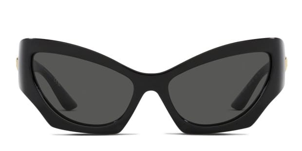 Versace black store cat eye sunglasses