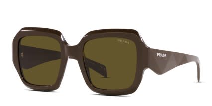 Prada PR28ZS Brown glasses - Brown - Angle View