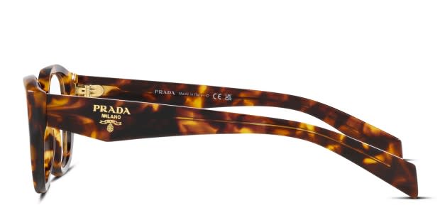 Prada blue shop tortoise shell glasses