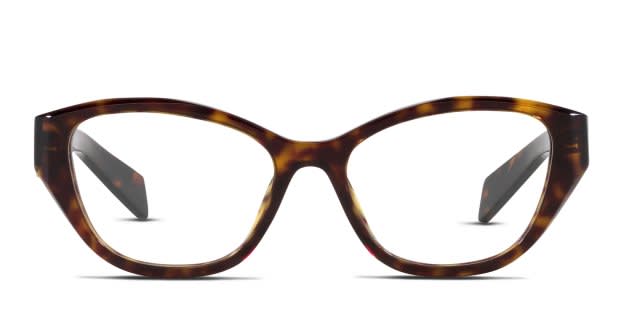 Prada PR21ZV Tortoise Eyeglasses | Includes FREE Rx Lenses