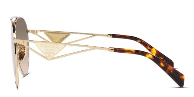 Prada PR73ZS Gold, White Prescription Sunglasses