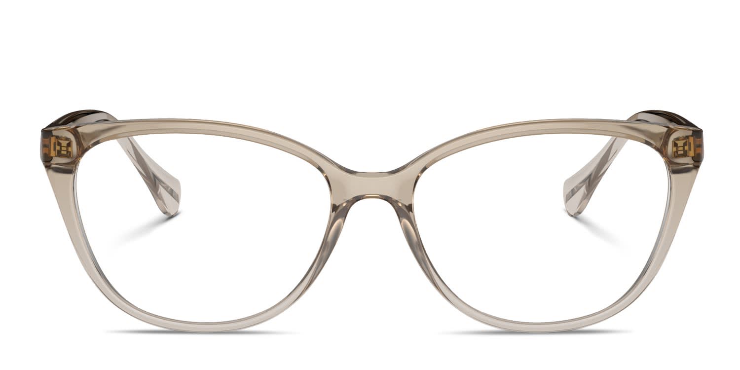 Ralph Lauren RA7135 Clear, Brown glasses - Clear / Brown - Frontal View