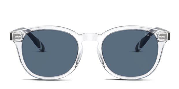 Ralph Lauren White Frame Sunglasses with Dark Lenses PH3053 Sunglasses (PH 3053) - Polo by Ralph Lauren  main image 3