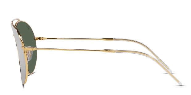 Ray-Ban RBR0101S Aviator Reverse Gold Prescription Sunglasses