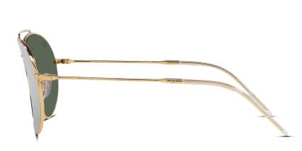 Ray-Ban RBR0101S Aviator Reverse Gold glasses - Gold - Side View