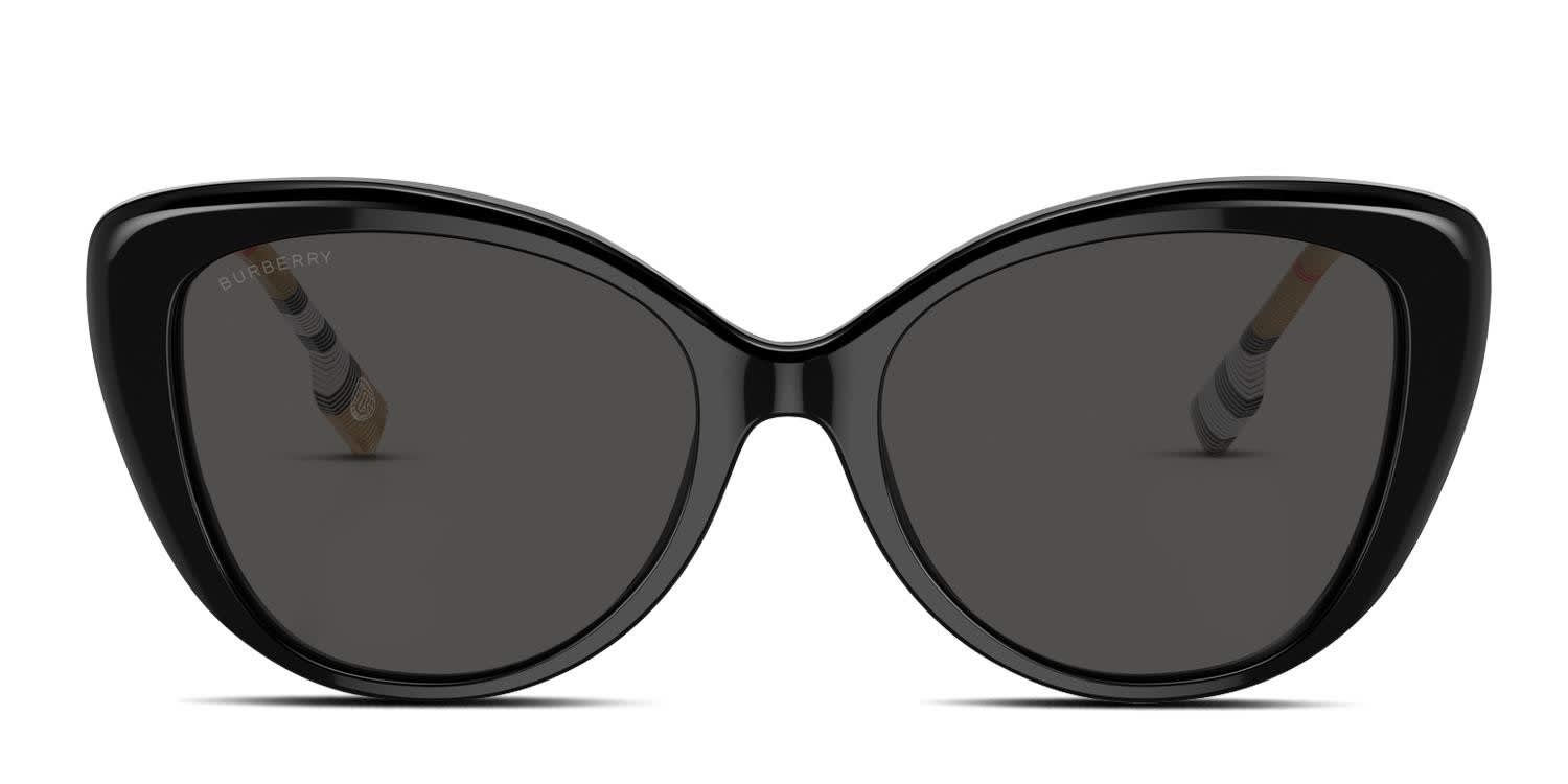 Burberry BE4407 Shiny Black glasses - Shiny Black - Frontal View