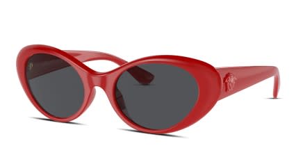 Versace VE4455U Red, Gray glasses - Red / Gray - Angle View