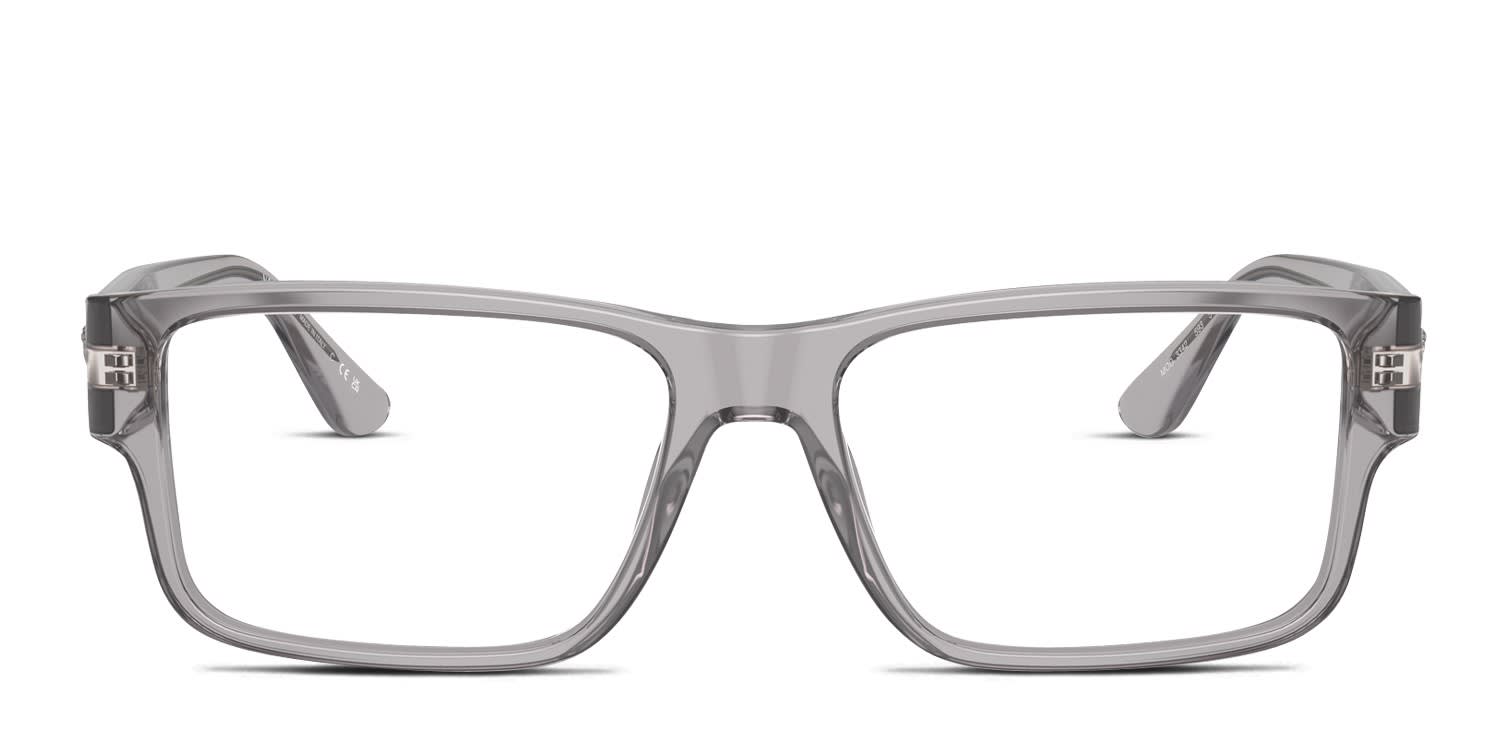 Versace VE3342 Gray, Clear glasses - Gray / Clear - Frontal View