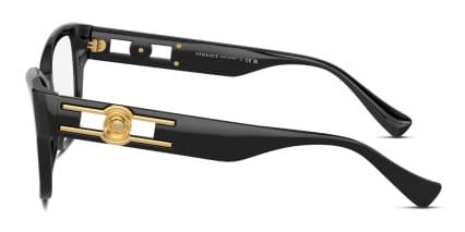 Versace VE3347 Black glasses - Black - Side View