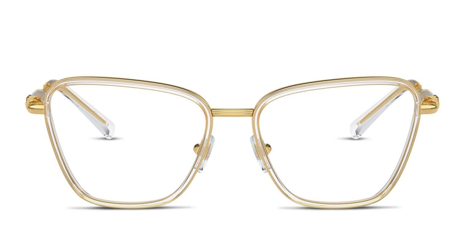 Versace VE1292 Clear, Gold Prescription Eyeglasses
