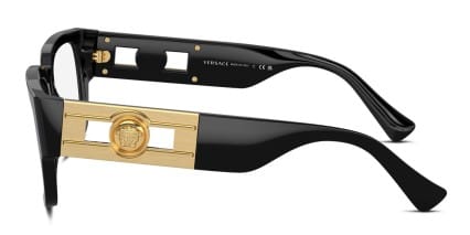 Versace VE3350 Black glasses - Black - Side View