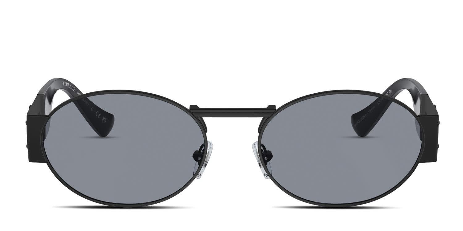Versace VE2264 Matte Black glasses - Matte Black - Frontal View