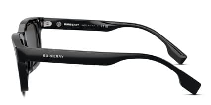 Burberry BE4403 Black, Gray glasses - Black / Gray - Side View