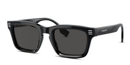 Burberry BE4403 Black, Gray glasses - Black / Gray - Angle View