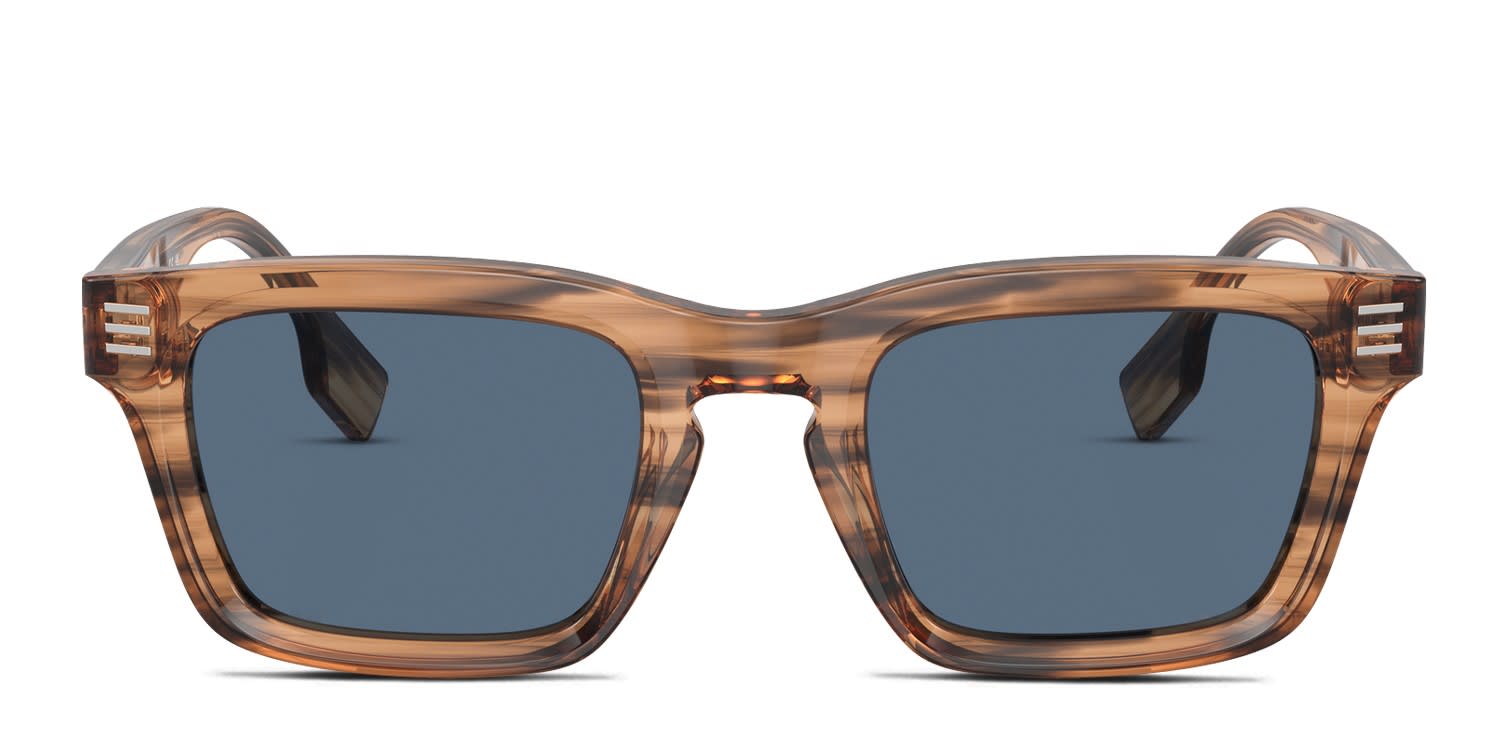 Burberry BE4403 Brown, Blue glasses - Brown / Blue - Frontal View