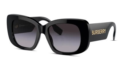 Burberry BE4410 Shiny Black glasses - Shiny Black - Angle View