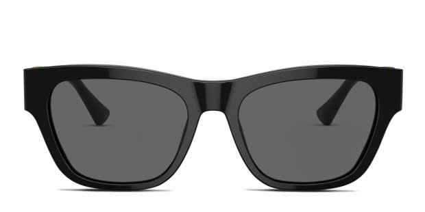 Versace VE4457 black frame with dark grey lenses. Lenses  display picture 3