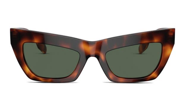 Burberry BE4405 tortoise frame with dark green lenses  display picture 2