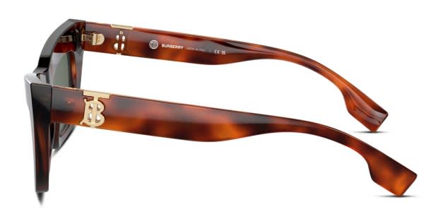 Burberry BE4405 tortoise frame with dark green lenses  display picture 1