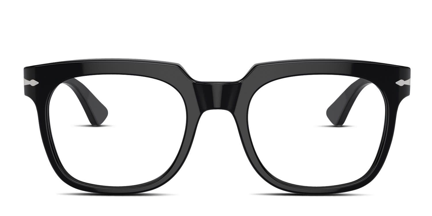 Persol PO3325V Black glasses - Black - Frontal View