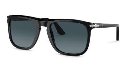 Persol PO3336S Black, Blue glasses - Black / Blue - Angle View