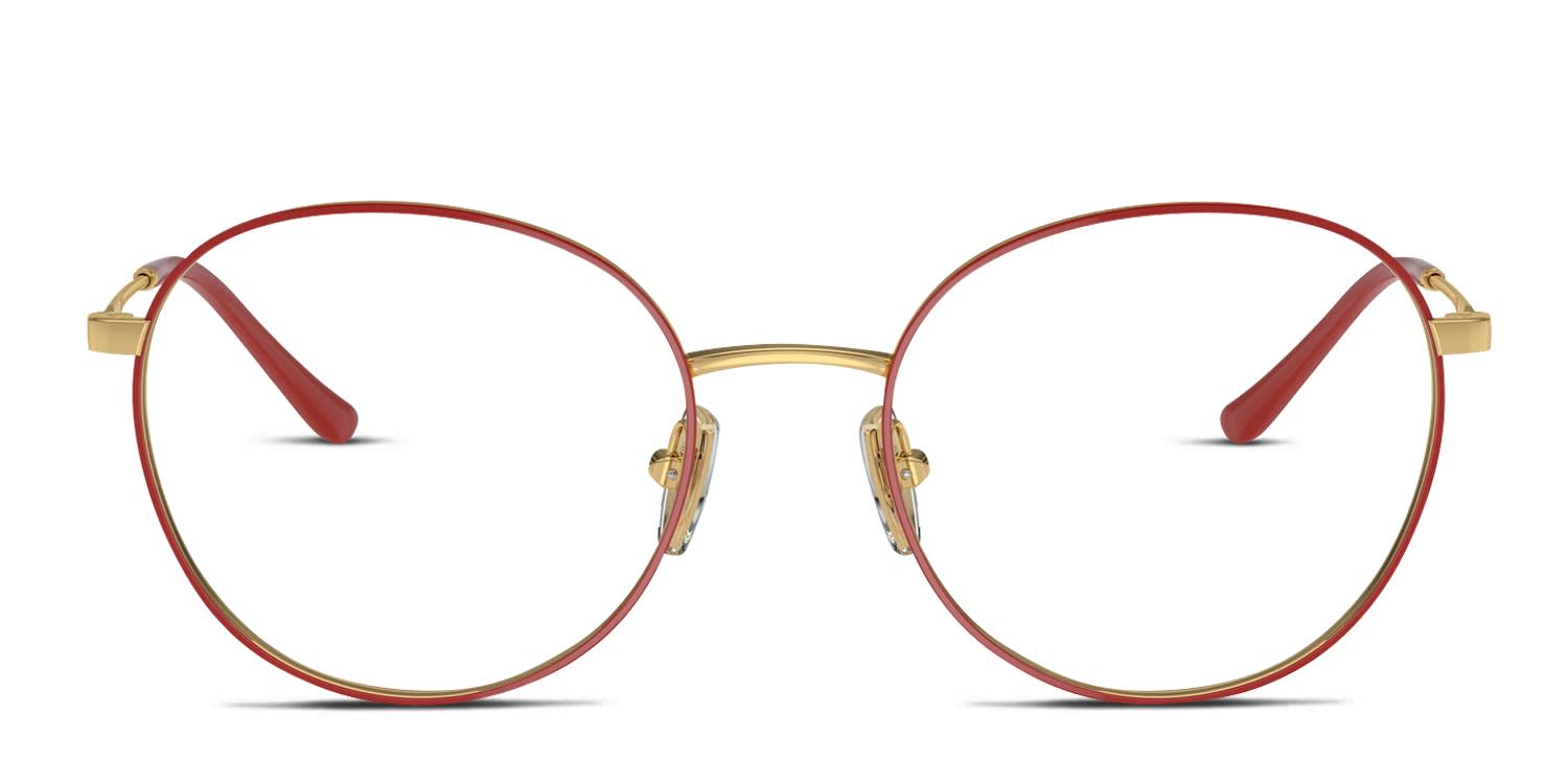Vogue VO4280 Red, Gold glasses - Red / Gold - Frontal View