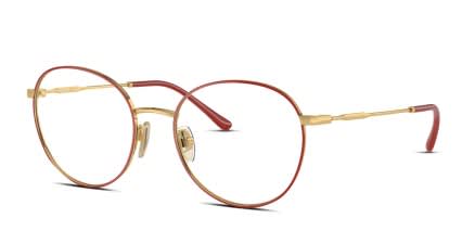Vogue VO4280 Red, Gold glasses - Red / Gold - Angle View
