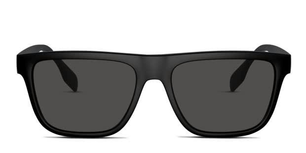 Burberry BE4402U black frame with dark grey lenses. Lenses provide 100 UV protection