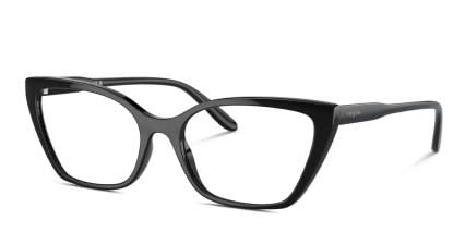 Vogue VO5519 Black glasses - Black - Angle View