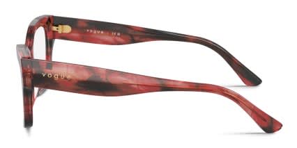 Vogue VO5523 Red, Tortoise glasses - Red / Tortoise - Side View