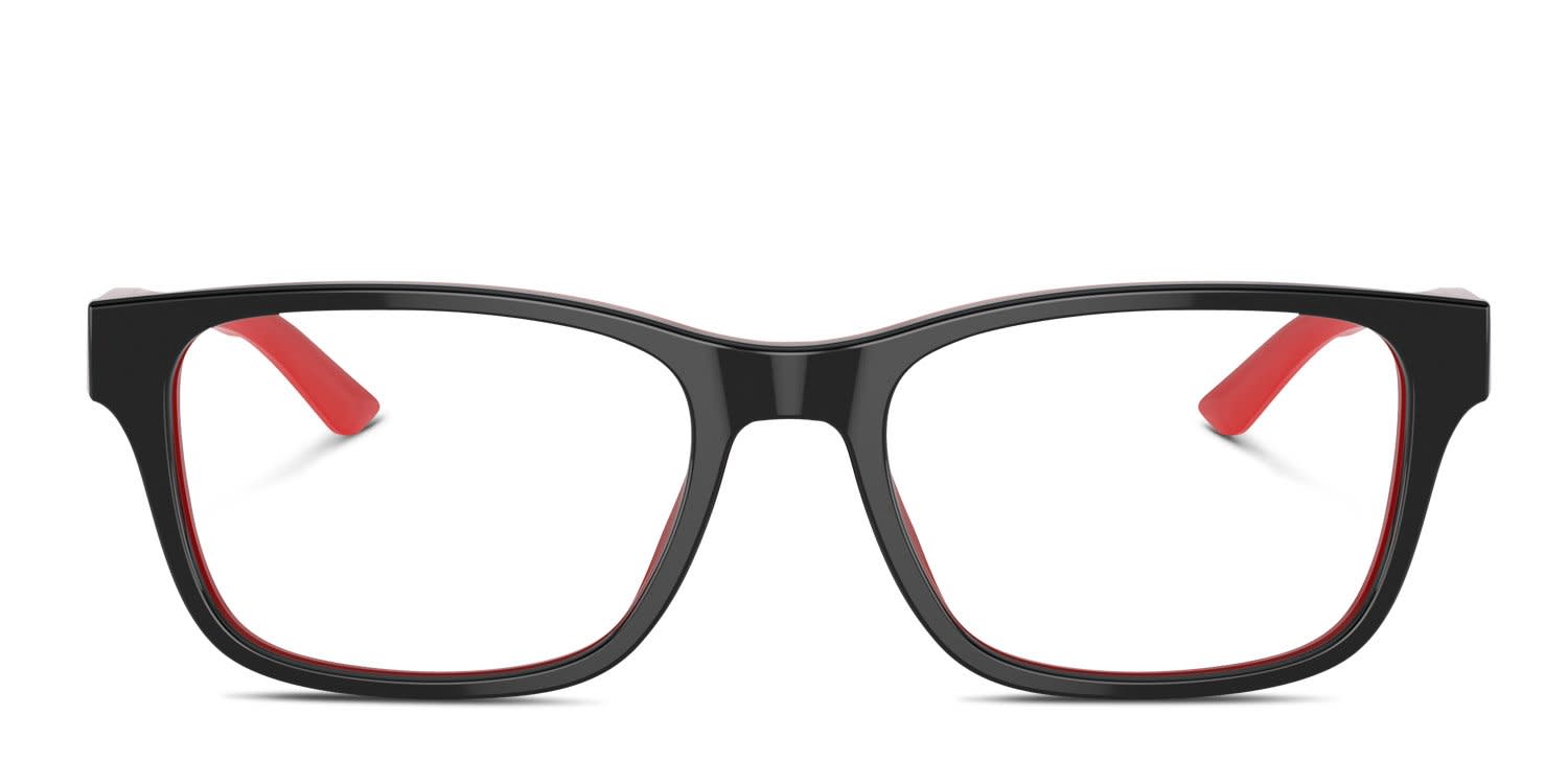 Polo Ralph Lauren PP8534 Black, Red glasses - Black / Red - Frontal View