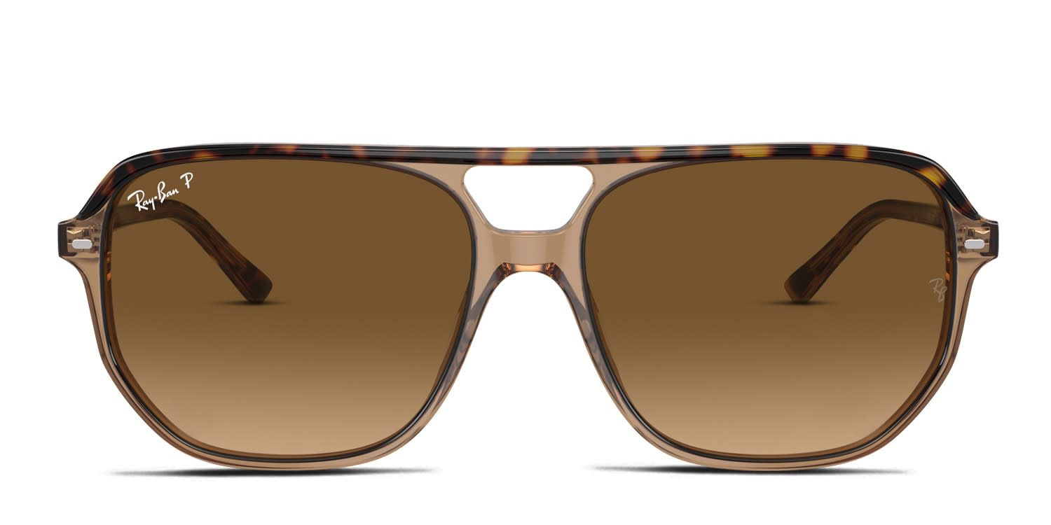 Ray-Ban RB2205 Bill One Tortoise, Clear, Brown glasses - Tortoise / Clear / Brown - Frontal View