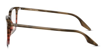 Ray-Ban RX5421 Multicolor, Brown glasses - Multicolor / Brown - Side View