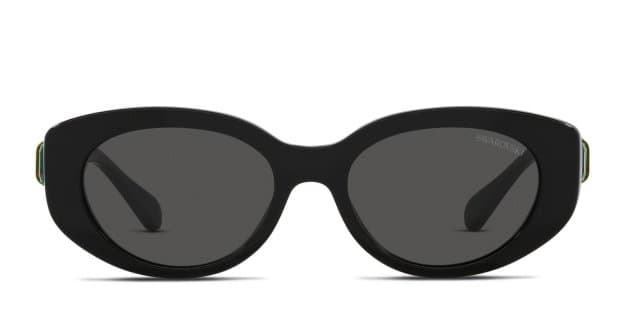 Swarovski SK6002 Shiny Black Prescription Sunglasses