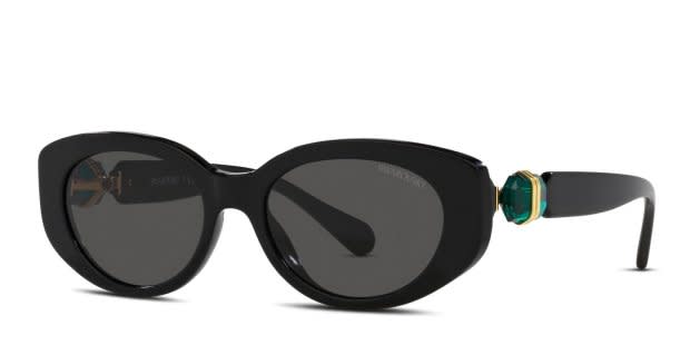 Swarovski SK6002 Shiny Black Prescription Sunglasses