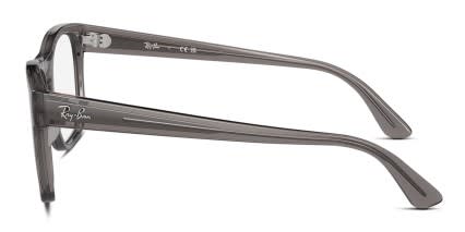 Ray-Ban RX7228 Gray glasses - Gray - Side View