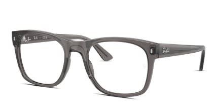Ray-Ban RX7228 Gray glasses - Gray - Angle View