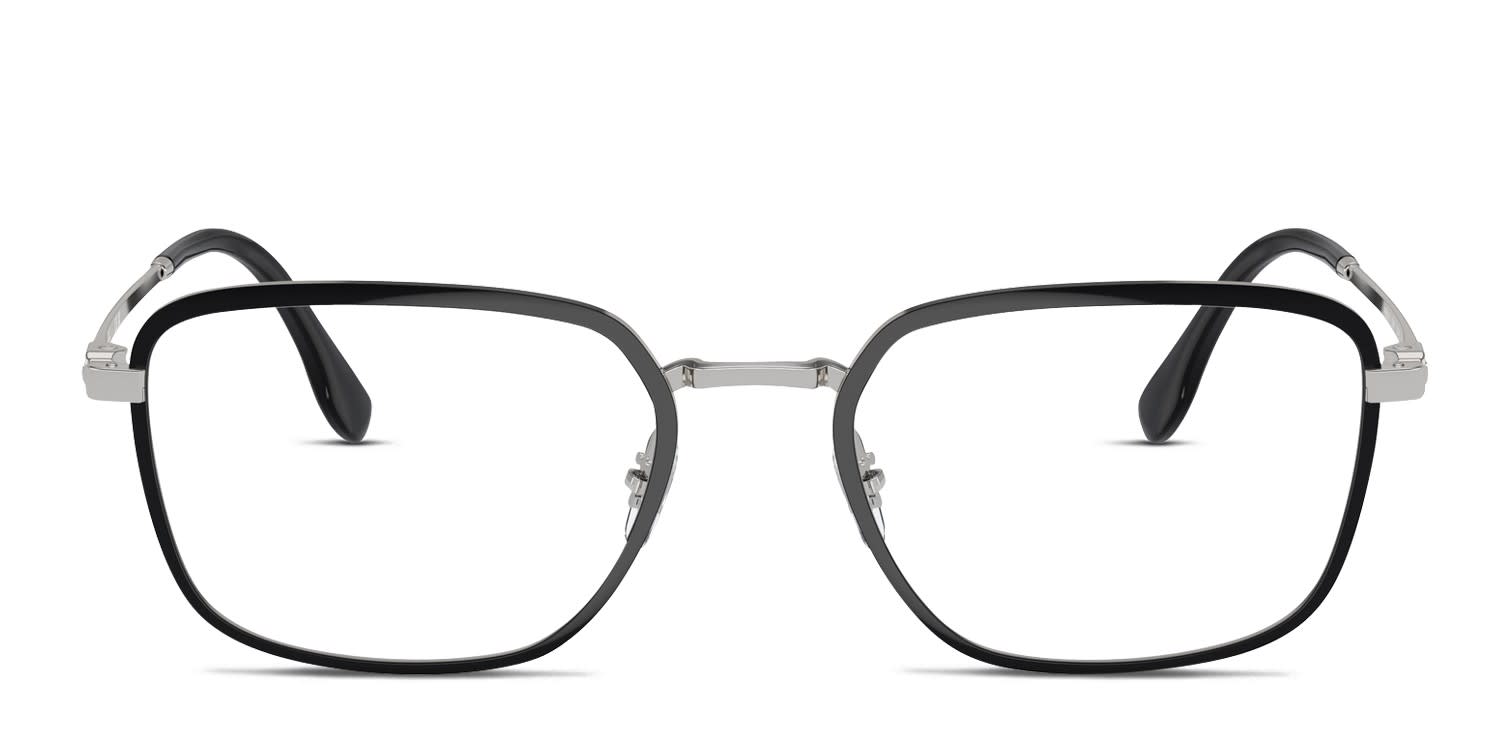 Yoji Tokyo Silver/Black Prescription Eyeglasses