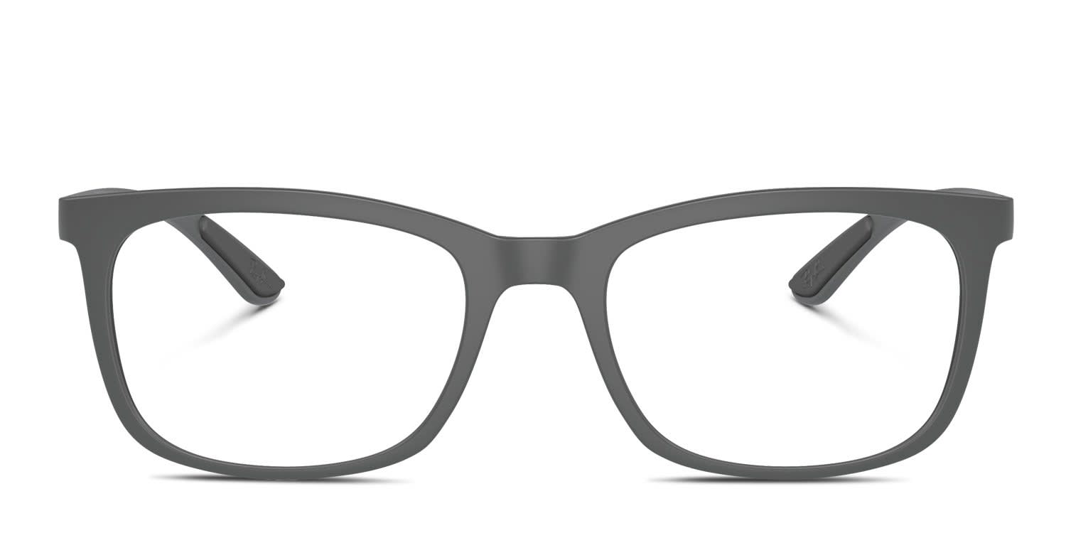 Ray-Ban RX7230 Brown, Gray glasses - Brown / Gray - Frontal View