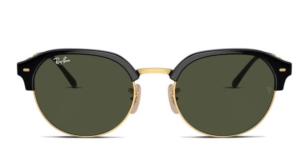 Ray-Ban RB4429 サングラス ケース付き Ray-Ban RB4429 black , gold frame with green lenses. Lenses